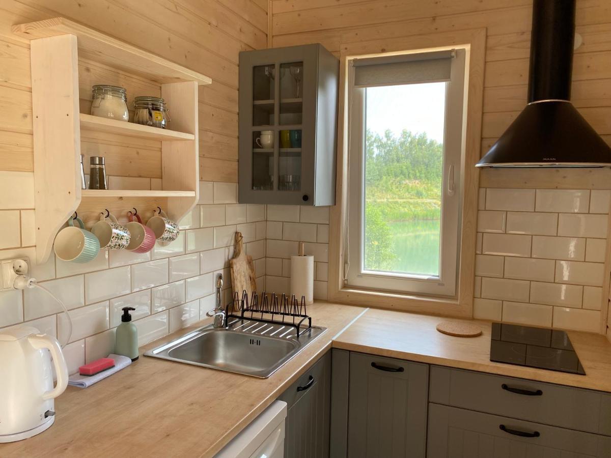 Miedzy Wodami - Domki Na Mazurach Mikołajki Exterior foto