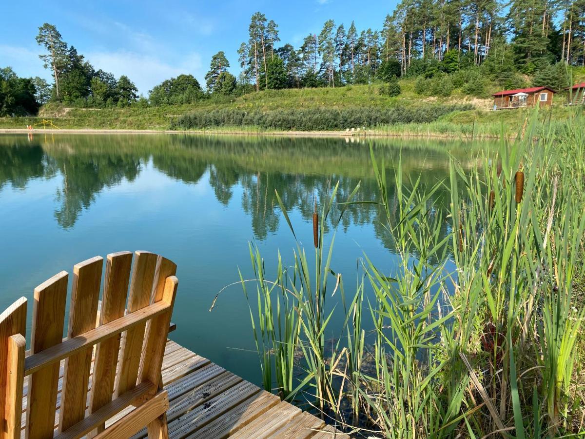 Miedzy Wodami - Domki Na Mazurach Mikołajki Exterior foto